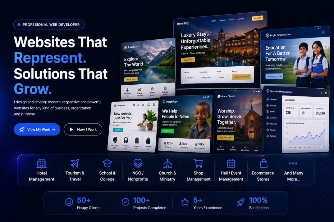 Web development showcase